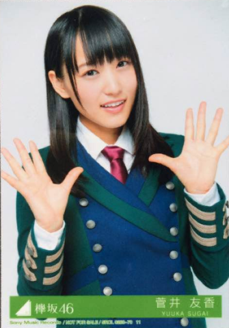 欅坂46 菅井友香 生写真 チュウ ライブ・握手会グッズの画像