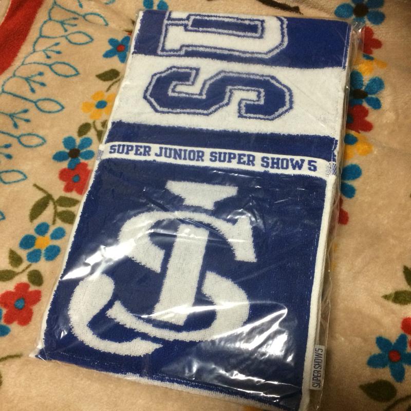 superjunior SS5マフラータオル 新品未開封 ライブグッズの画像