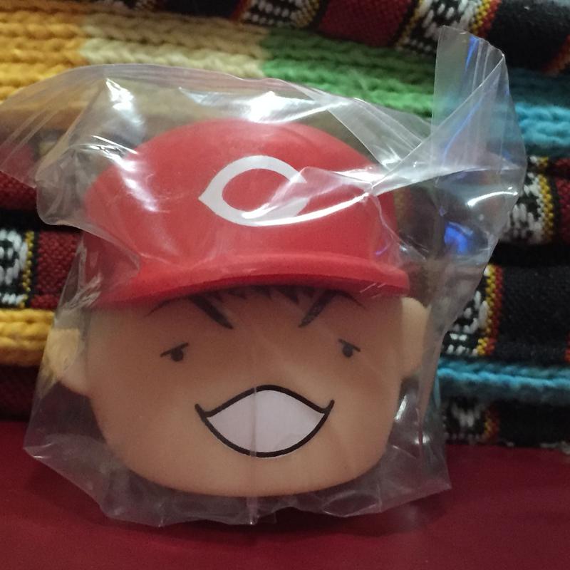 カープ ペットボトルカバー 大瀬良選手 グッズの画像