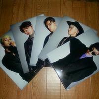 クリアファイル 5枚セット BIGBANGくじ ライブグッズの画像