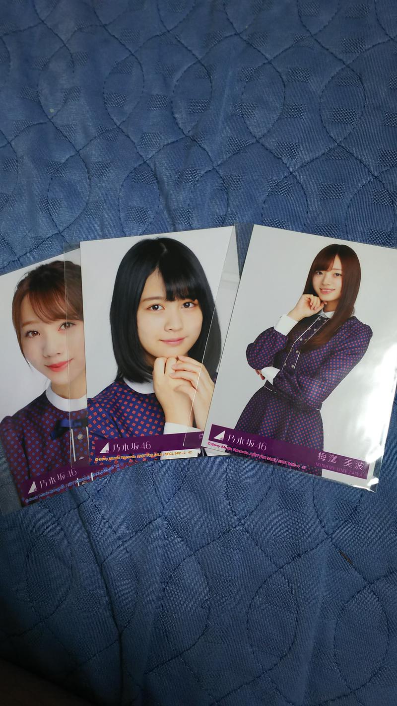 乃木坂の梅澤、中村、能條 生写真 ライブ・握手会グッズの画像