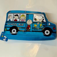 スヌーピー ペンケース バス 青 グッズの画像