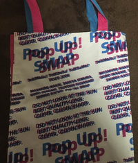 SMAP Pop Up! SMAP トートバッグ コンサートグッズの画像